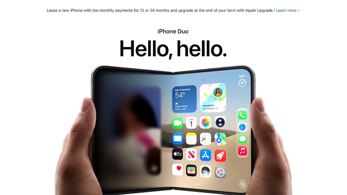 Apple's first folding phone, the iPhone Duo, hit stores around the world with a price tag of about $2,000 and less of the fanfare that accompanied previous iPhone launches. Stephen Nellis explains