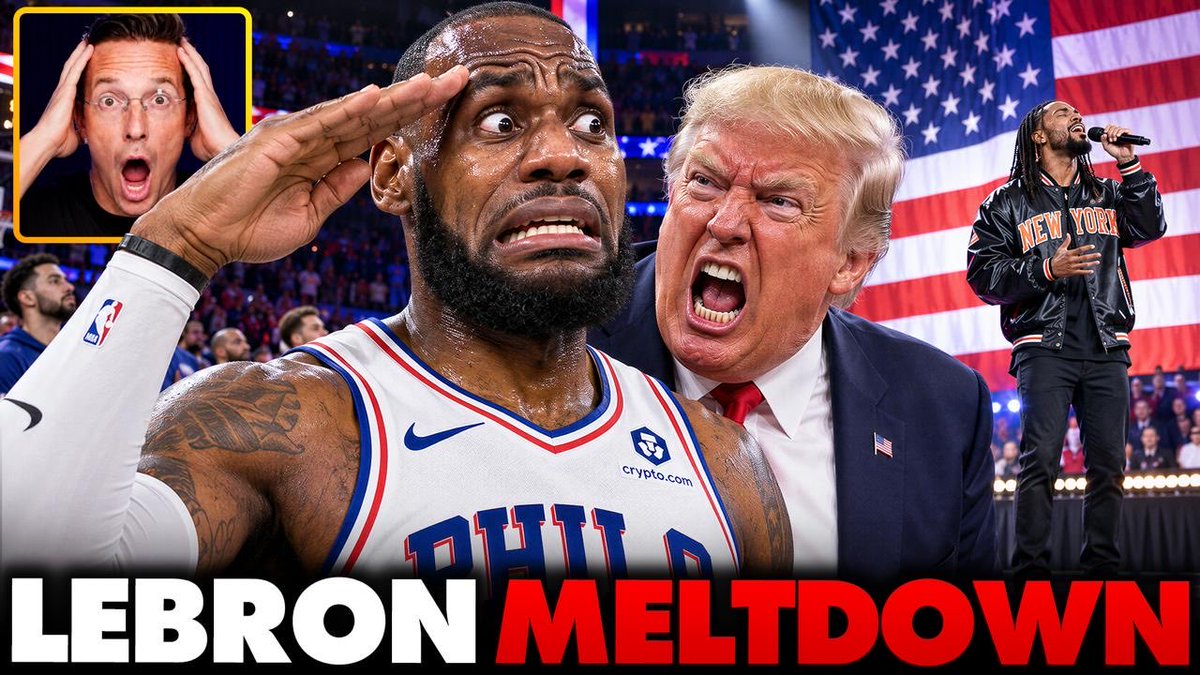 On Tuesday night, LeBron James was caught practicing his golf swing during the national anthem. Trump TORCHED him for it. The next night, he stood at attention. Never forget LeBron was the face of the BLM movement and kneeling for the anthem in 2020. The culture has changed and we won’t put up with athletes disrespecting America anymore.
