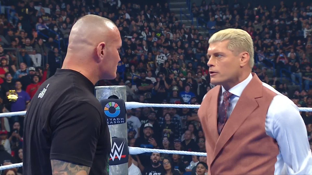 LAST. MAN. STANDING. Cody Rhodes and Randy Orton will go head-to-head at #WWECrownJewel in a Last Man Standing Match 👀