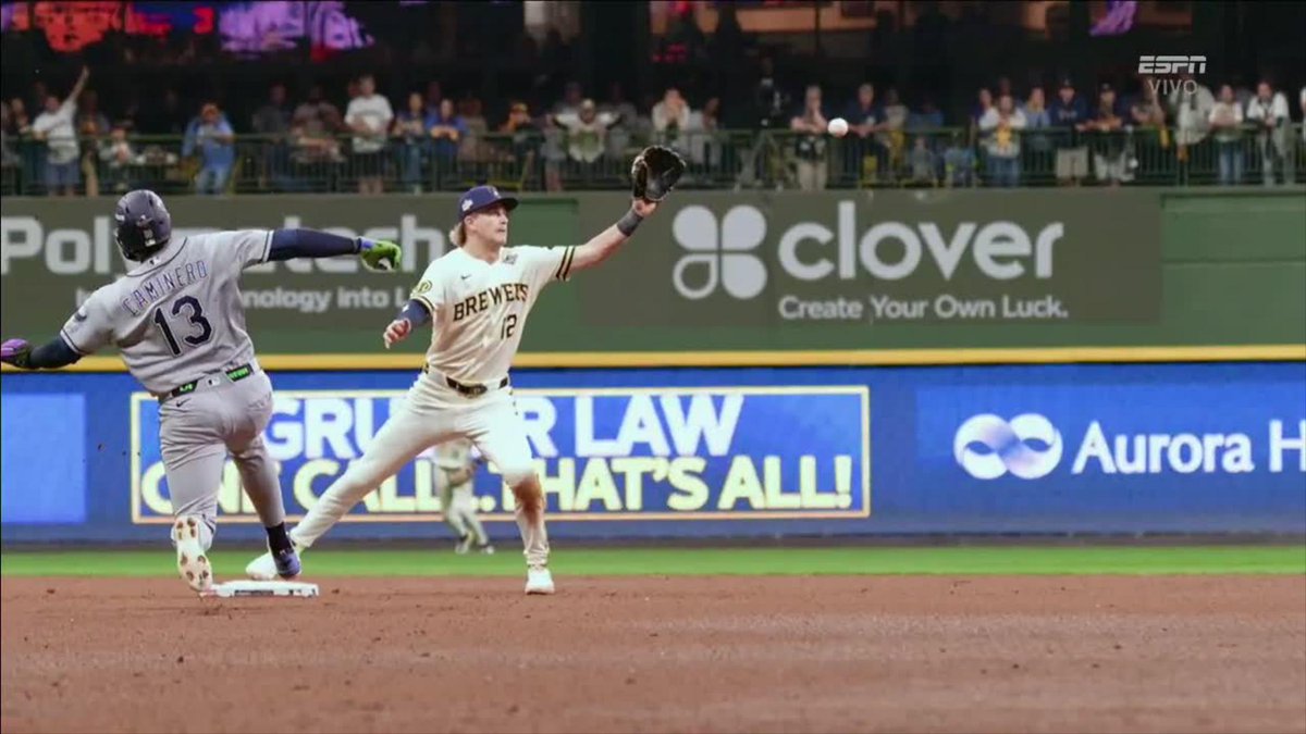 ¡QUÉ ACABAMOS DE VER! 🤯 Browers había terminado el juego con doble play, pero se revisó la jugada y terminó con un out, safe y carrera para Tampa Bay 💥 La #SerieMundial señores ⚾️🔥 📺 EN VIVO por ESPN y #DisneyPlus Premium