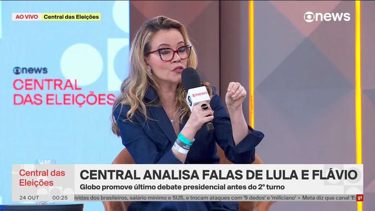 Quaest: Melhor momento de Lula no debate foi ao citar caso Ana Clara. ➡️ Assista à #CentraldasEleições na TV e no #Globoplay #Globonews #Eleições2026 #Debate