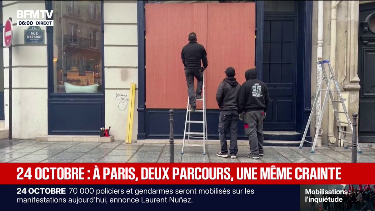 🗨️ "On a été prévenus trop tard" ➡️ À la Porte d'Italie, certains commerçants pris de court par le changement d'itinéraire de la manifestation parisienne