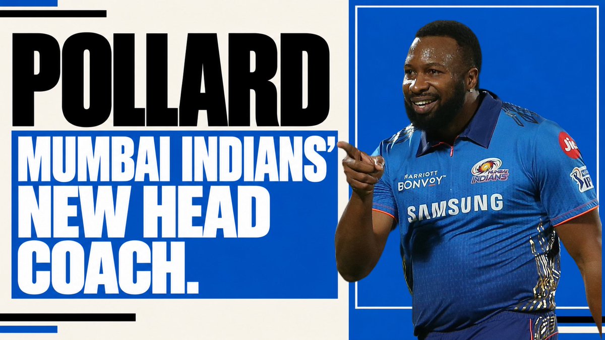 🚨 Pollard is Mumbai Indians’ new head coach Watch Harsha Bhogle & DK react, on Cricbuzz Live #MumbaiIndians #IPL