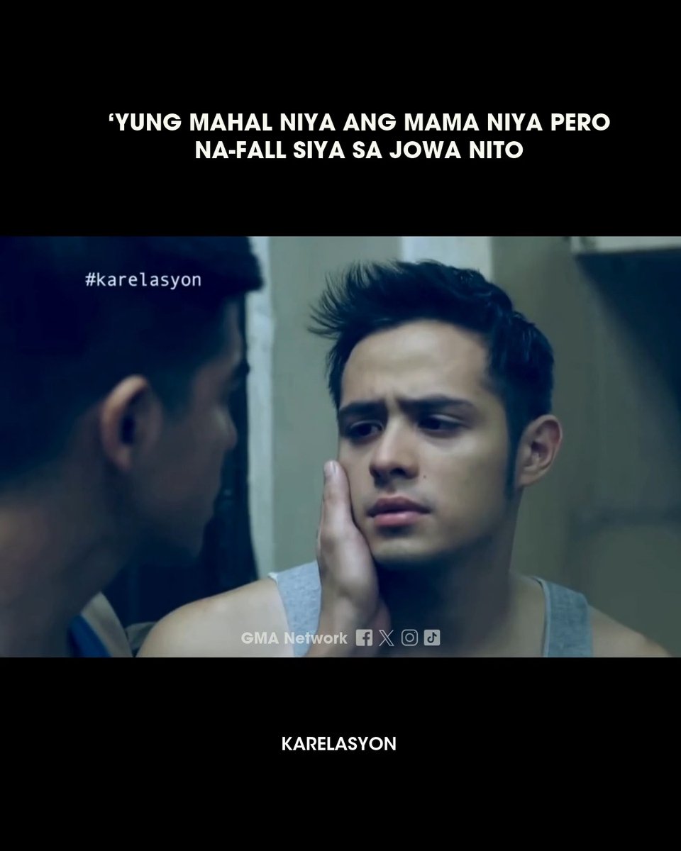 #KapusoFeels: Bakit sa jowa pa ng mama mo ikaw na-fall? #Karelasyon | For more Kapuso Feels, visit: #FYP #FYPMemes #FYPViral #LGBT