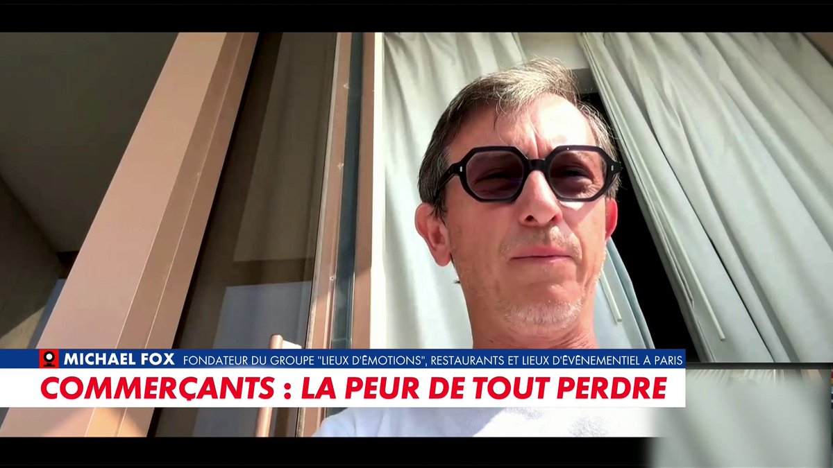 Mobilisation du 24 octobre : «Les réservations ont été totalement annulées. Je n'ai jamais vu ça de ma vie entière de commerçant», déplore Michael Fox, fondateur du groupe «Lieu d'émotions», restaurants et lieux d'évènementiel à Paris, dans #HDProsWE