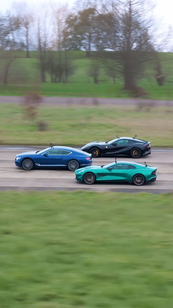 The turbocharged vs naturally aspirated debate is finally over... Ferrari 812 Superfast vs Aston Martin Vanquish vs Bentley Continental GT!