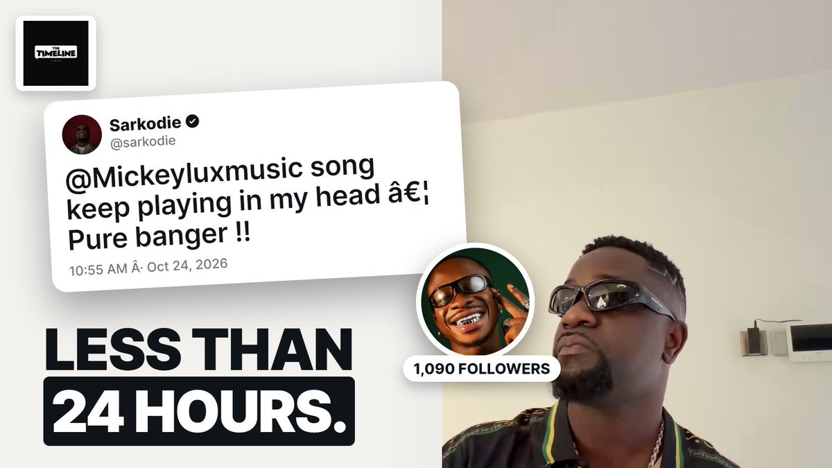 Sarkodie heard Mickey Lux's Vanity yesterday. By this morning he was rapping on it. Less than 24 hours. #RapperholicKumasi26 #Rapperholic