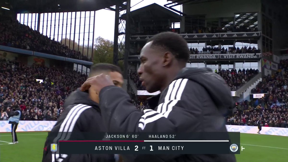 Villa Park lets out a mighty ROAR! 🦁 Aston Villa bring Man City’s perfect Premier League record to an end! ⛓️‍💥 📺 Stream now on TNT Sports &amp; HBO Max