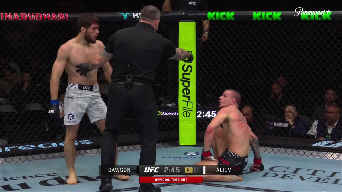 Marc Goddard is 100% the best referee in MMA right now and it’s not even up for debate #UFC333