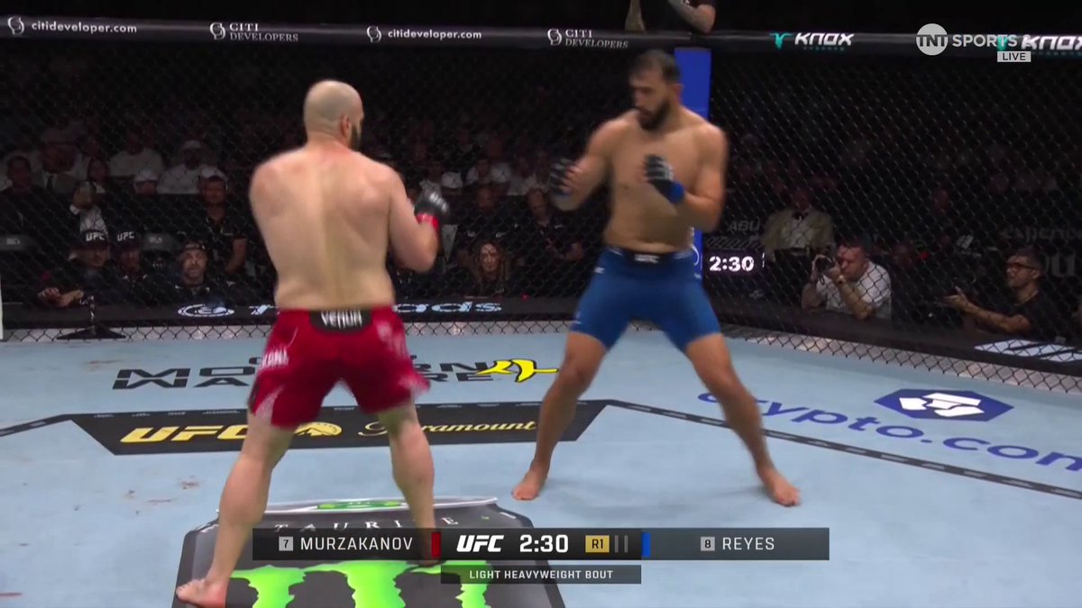 THE DEVASTATOR 😮💨 Dominick Reyes defeats Azamat Murzakanov in the first round! #UFC333 | Stream TNT Sports on HBO Max