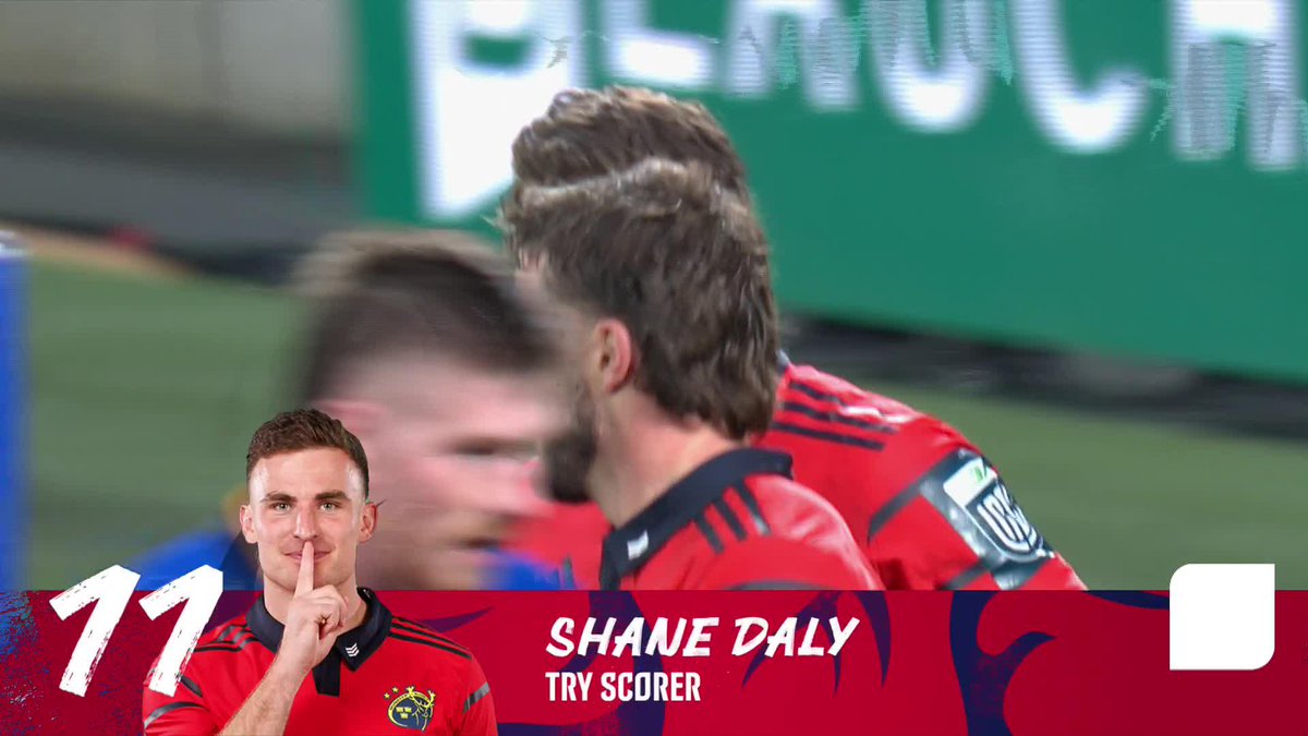 Shane Daly’s first half try 💥 #SUAF 🔴 | #LEIvMUN