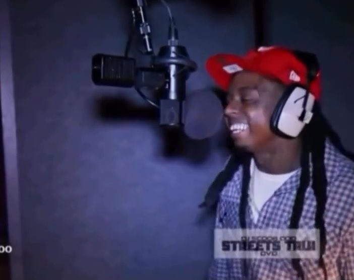 BTS Footage Of Lil Wayne In The Studio Recording His Verse For Drake &amp; Lil Wayne’s Song “She Will” the song debuted #1 on Rap &amp; R&amp;B Billboard Charts (2011)