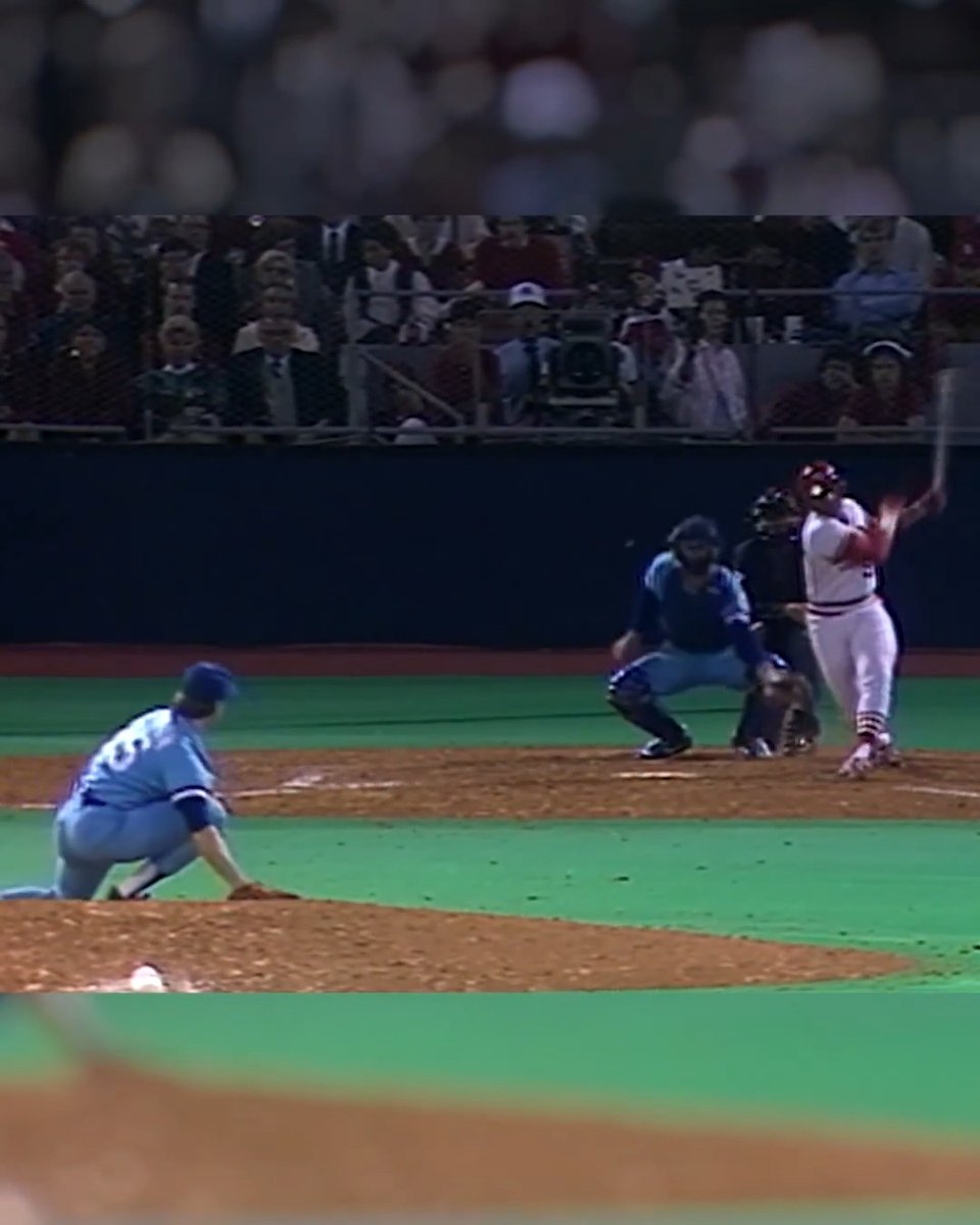 DYK: There is only 1 Postseason immaculate inning on record 🤯 OTD in 1985, Danny Jackson threw a complete game win for the Royals in Game 5 of the World Series. He surrendered only 1 run and struck out the side on 9 pitches in the 7th inning. Down 3 games to 1, Jackson's gem started the Royals on an epic comeback to win their first World Series crown in seven games.