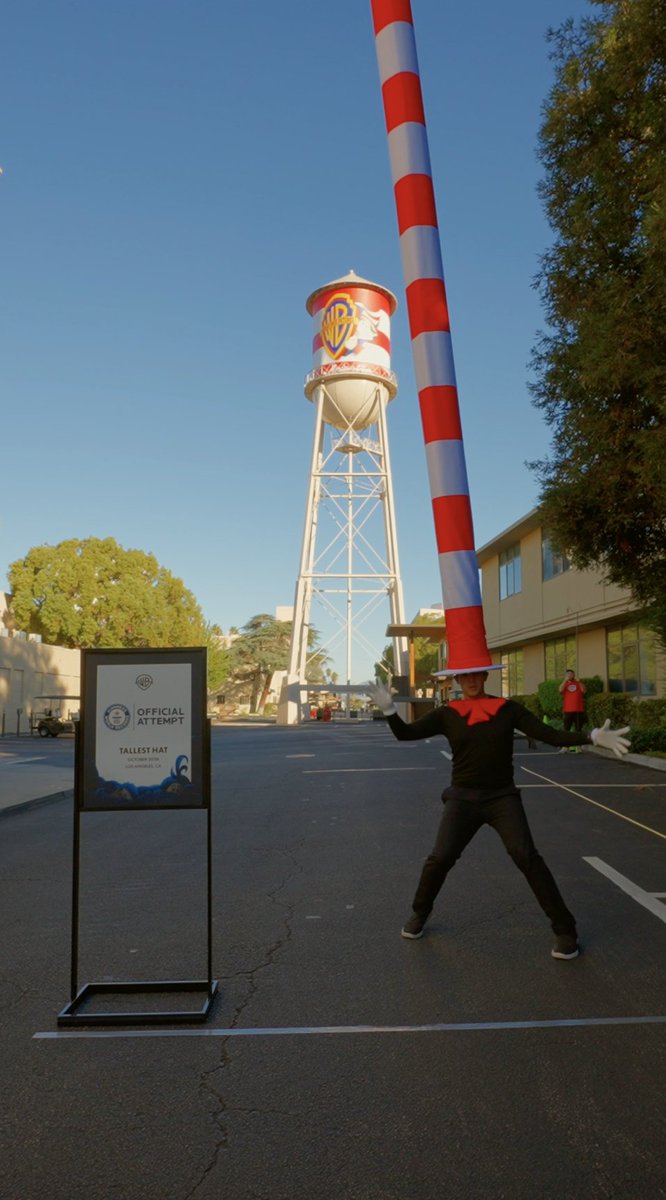 It’s actually Cat in the TALLEST Hat. Get your tickets to world record holder #TheCatintheHat - only in theaters November 6.