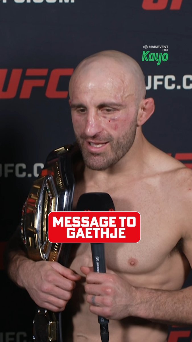 🚨 Alexander Volkanovski calls out Justin Gaethje 👀 🗣“I haven't heard him say anything about it, obviously he's enjoying himself doing his thing I don't want to disrupt him too much If we wanted to retire together super fight have a bit of fun let the divisions do their thing we can go save the last dance with each other and get stuck into it super fight to end the careers I'll do it If not we'll just kick out”