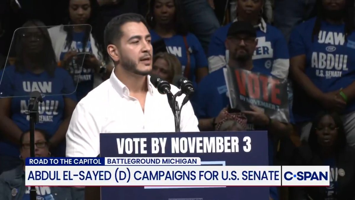 U.S. Sen. candidate Dr. Abdul El-Sayed (D-MI) compares President Trump to former President Obama on Iran: "Trump got us into a war we got no business fighting... President Obama, he contained a nuclear threat without war."