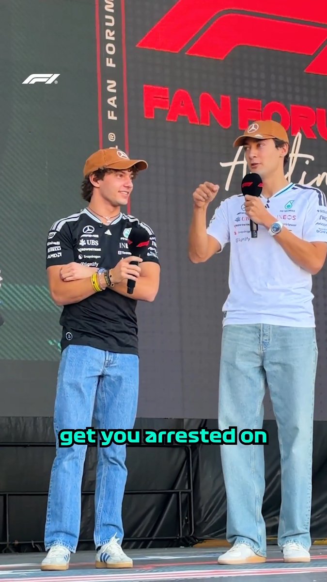 A wicked plan from George! 🫨👀 #F1 #USGP