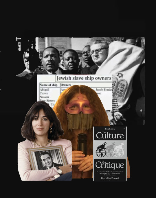 Your hebrew programming is not going to like this. I really encourage you all to read books, specifically The Culture of Critique, from use code GINGER :)