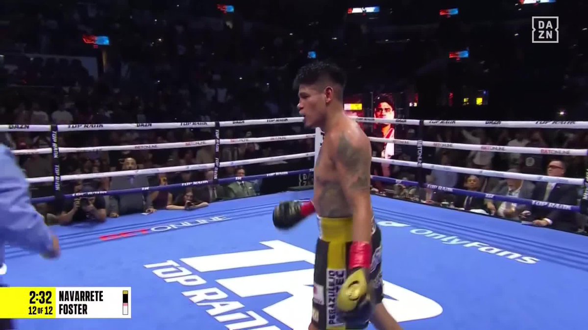 SHOCK DROPS NAVARRETE IN THE FINAL ROUND! ⚡ #NavarreteFoster | Live NOW on DAZN ▪️