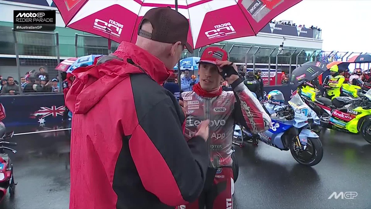 🗣️ Las primeras palabras de Marc Márquez tras la cancelación en Phillip Island "Se ha hecho por razones de seguridad. Estábamos preparados para disputar la carrera, pero hoy no ha podido ser" #AustralianGP 🇦🇺 #MotoGP 🏁