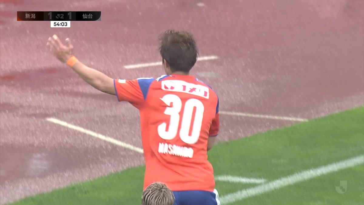 新潟出身・関口正大が加入後初ゴールで新潟が逆転⚽️💪 🎦 ゴール動画 🏆 明治安田Ｊ２リーグ 🆚 新潟vs仙台 🔢 2-1 ⌚️ 55分 ⚽️ 関口 正大（新潟） #Ｊリーグ