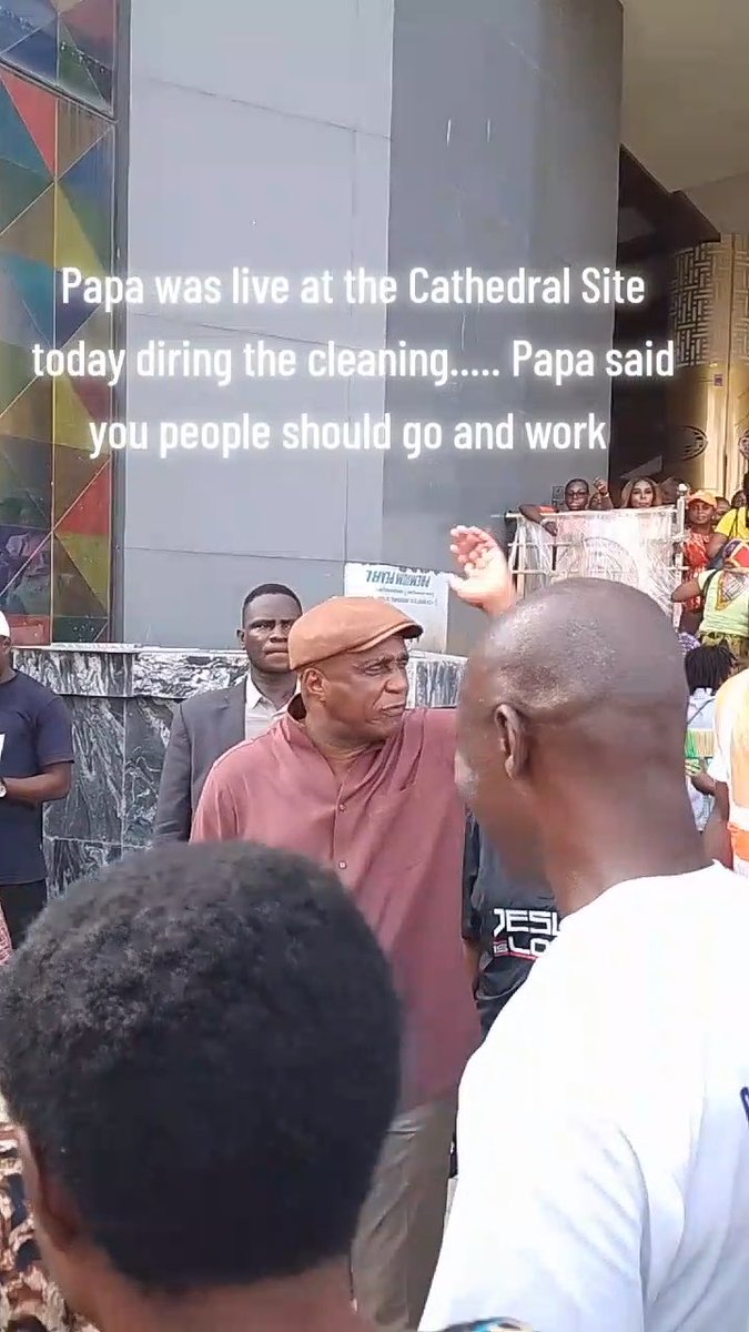 Moment Pastor David Ibiyeomie Was Seen Screaming At His Church Members, To Go And Work During His Visit To The New Cathedral Construction Site. 👀
