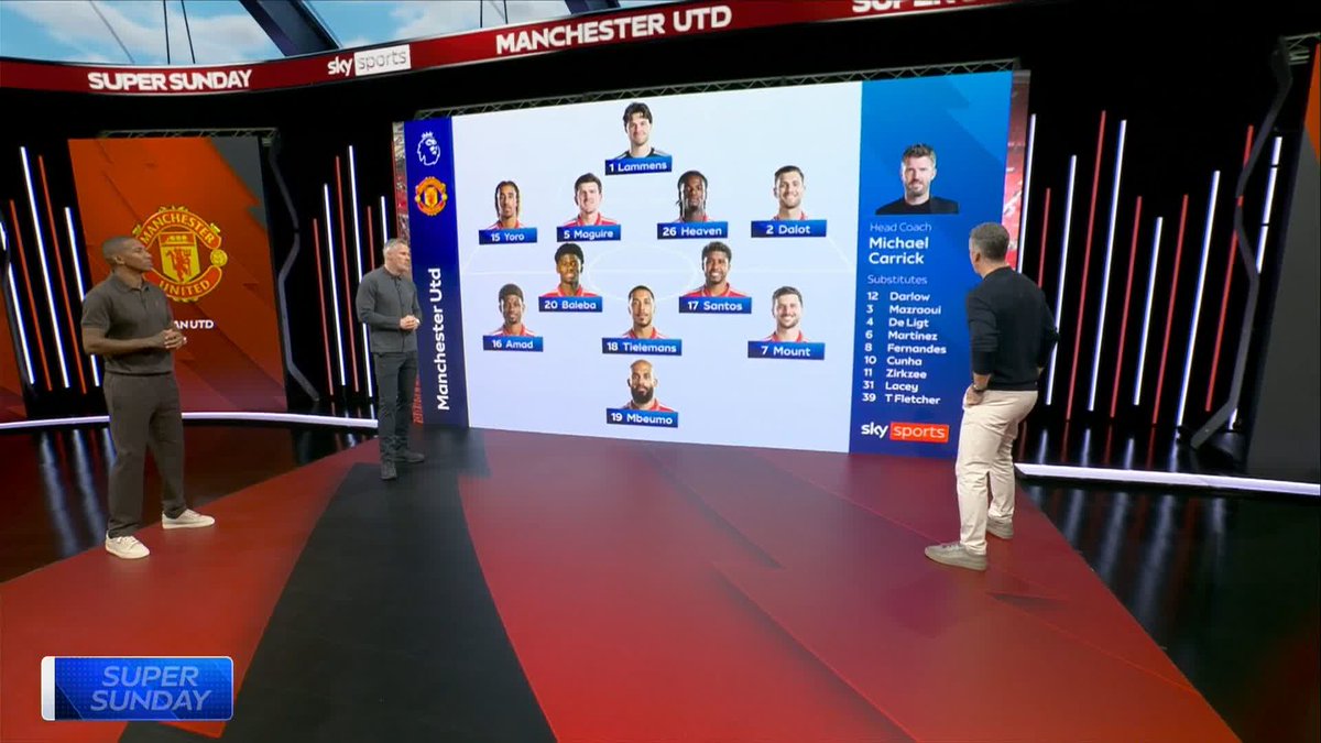 "What it lacks without Bruno Fernandes is quality" Jamie Carragher analyses Man Utd's lineup against Bournemouth 🔴