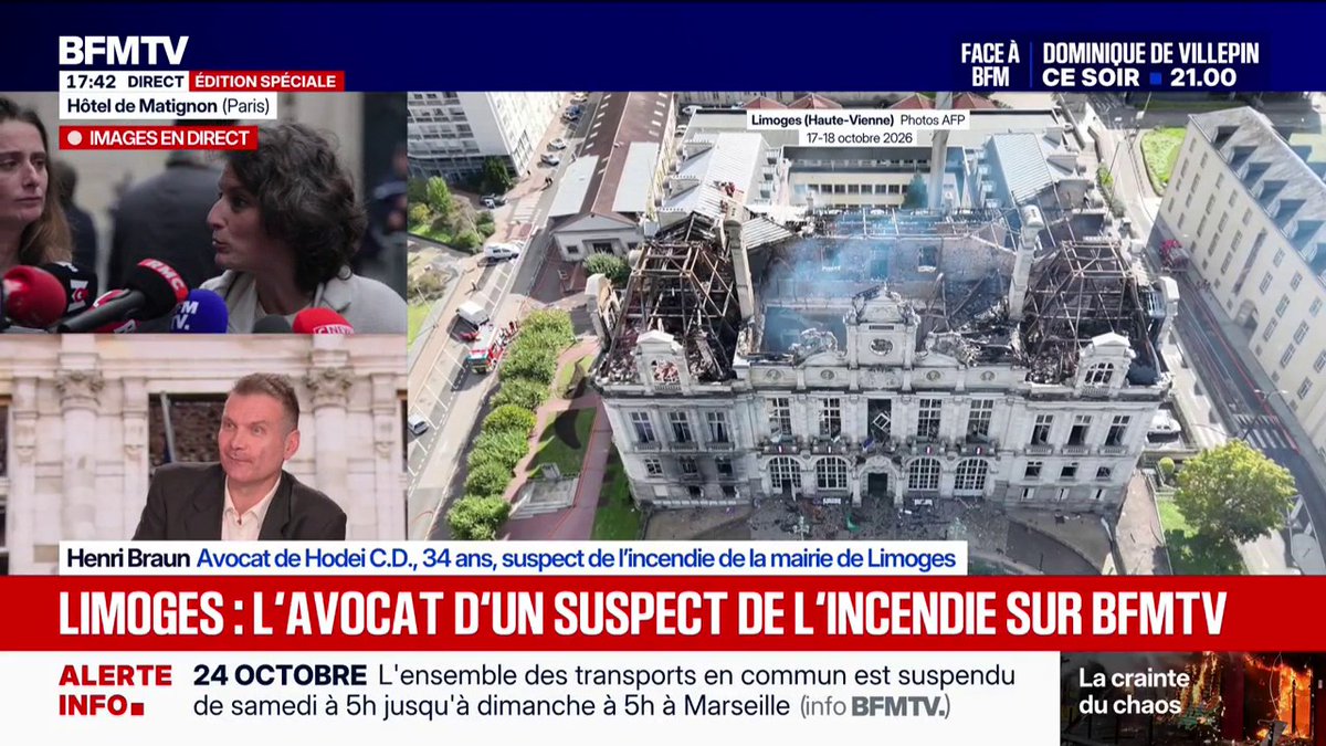 "L'ultra gauche ça n'existe pas" : déclare Henri Braun, avocat de Hodei, suspect dans l'incendie de Limoges… Ce médiatique avocat est "connu" pour nier le racisme antiblanc et avoir défendu des migrants sans-papiers, Houria Bouteldja du Parti des Indigènes, le rappeur Saïdou ayant chanté "Nique la France" ou encore le CCIF, dissous suite à l'affaire Samuel Paty