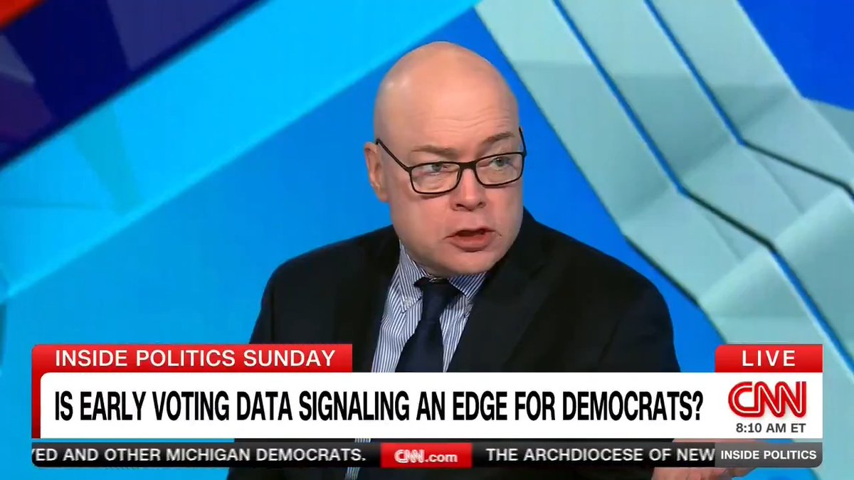 With just 9 days to go until the midterms, is early voting data signaling an edge for Democrats? Manu Raju and John Bresnahan discuss the numbers in key battleground states. #InsidePolitics