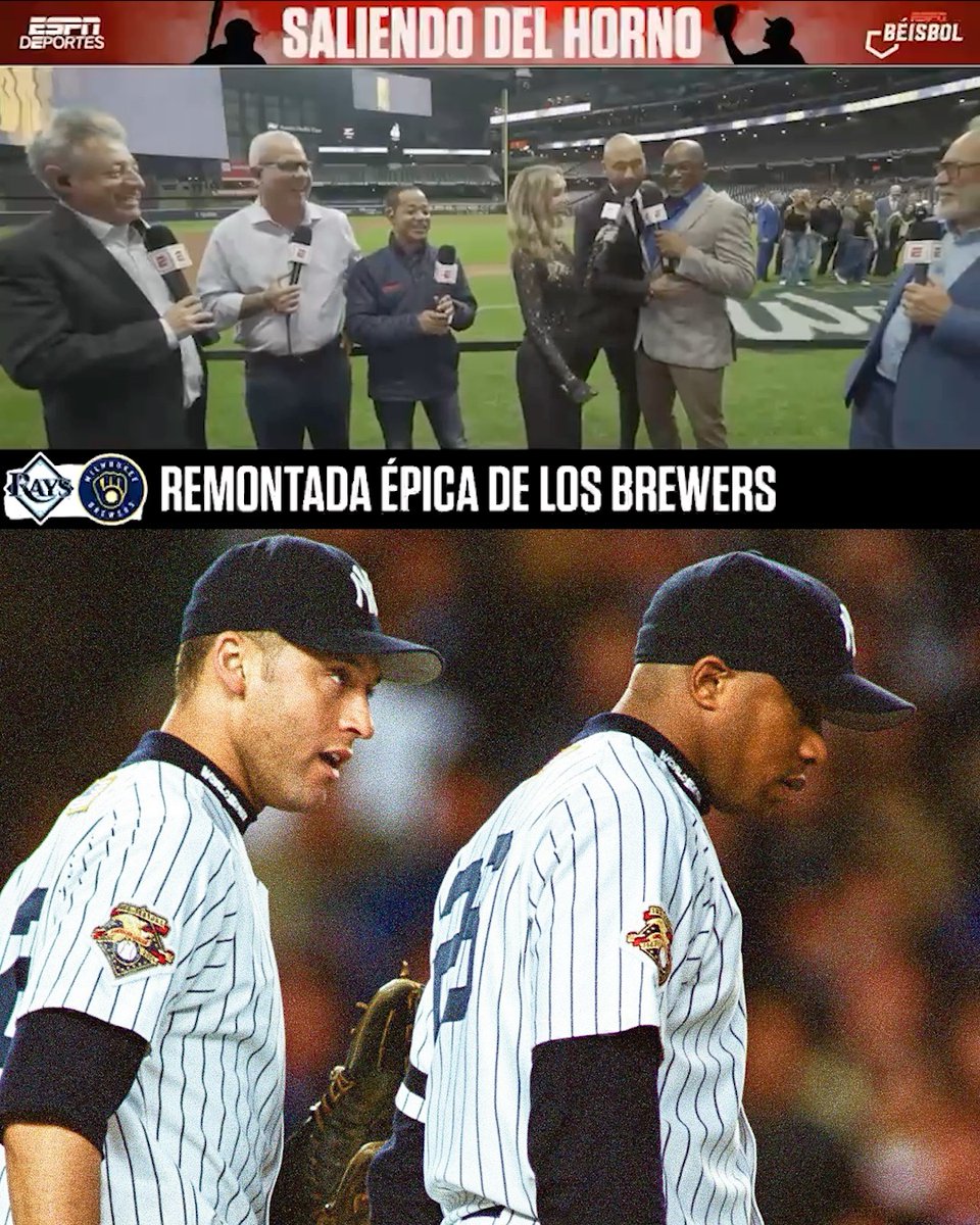 Saliendo del Horno sirvió como punto de encuentro ayer 😅🫂. Derek Jeter pasó a saludar al "Duke" 👏.