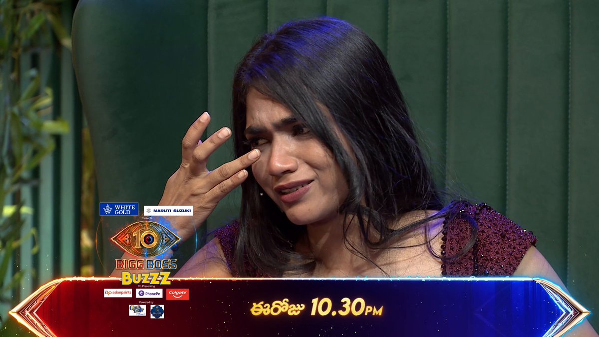 #Shalini Buzz Interview Promo She cried in the end #BiggBossTelugu10