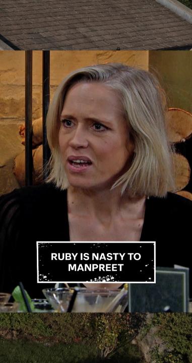 Ruby + 🍷 = 🫣 #Emmerdale