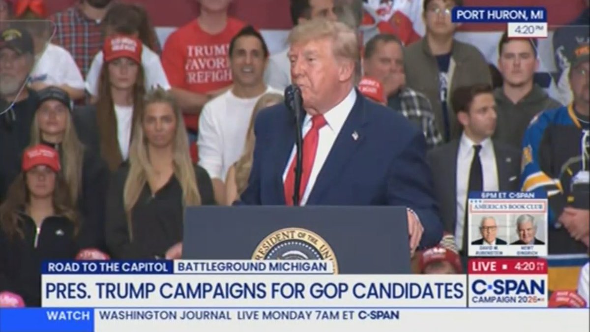 Trump: I'm examining his body. His ass was like a big piece of muscle. His feet were massive. His hands—his fingers looked like sausages. And then I looked at his neck. And then I patted him on the shoulder and I hurt my hand.