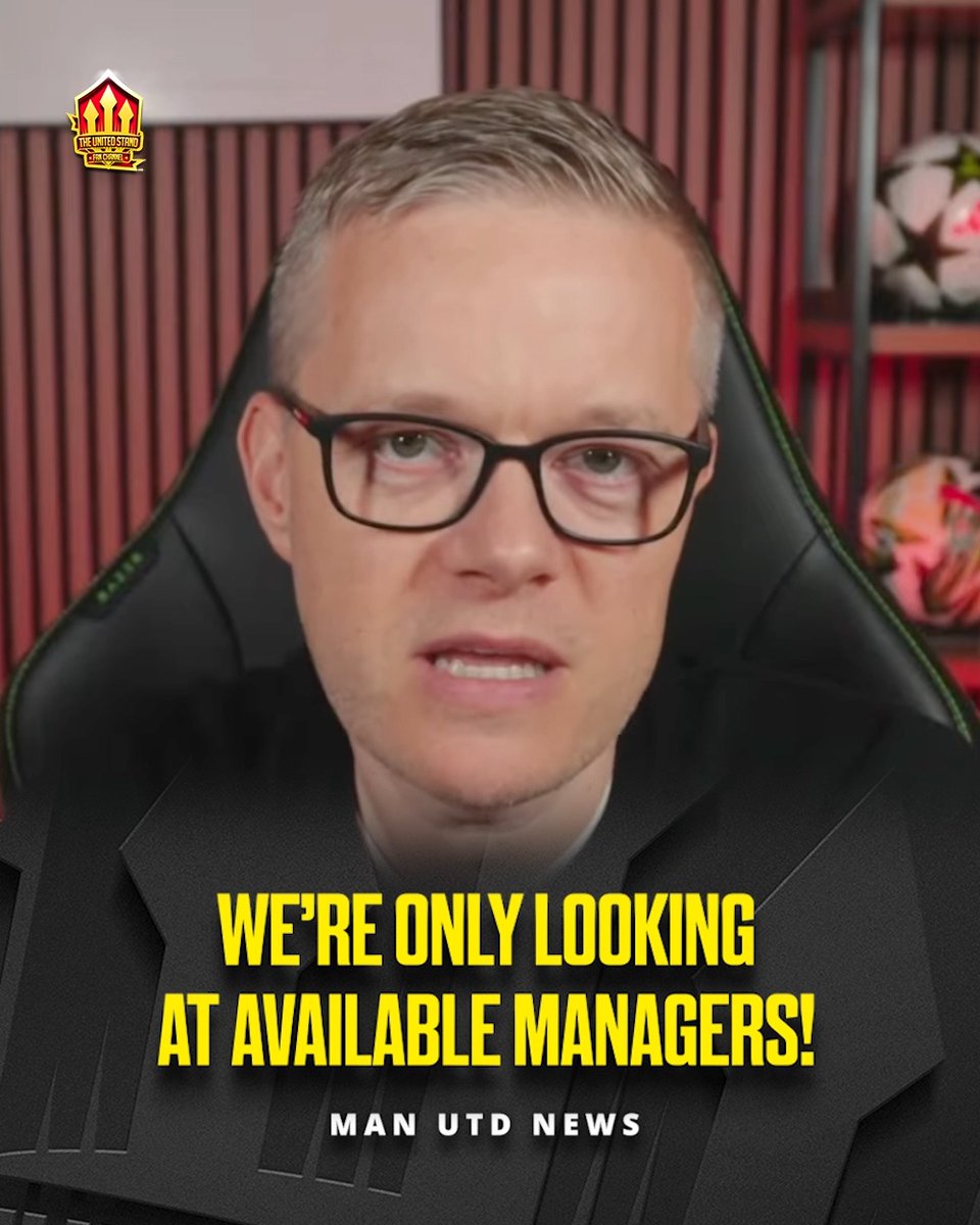 "We're looking in a very SMALL pool of managers!" 🤏 #mufc