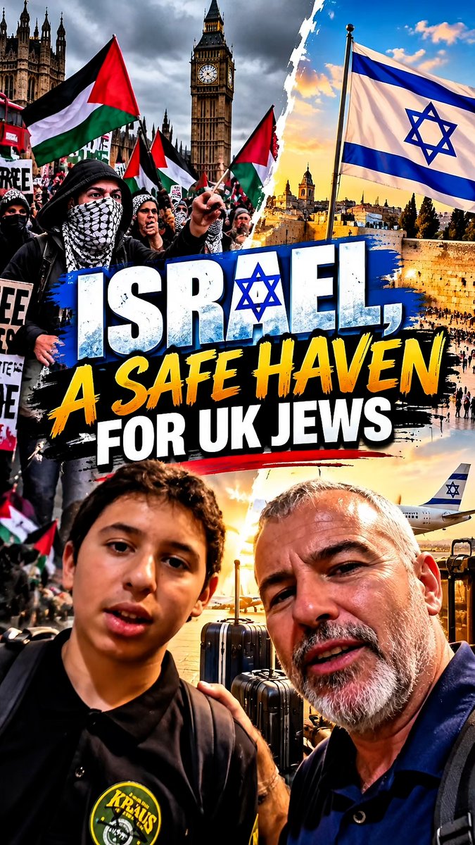 Jews Fleeing England for Israel! This young man's father brought him home because of anti-semitism...