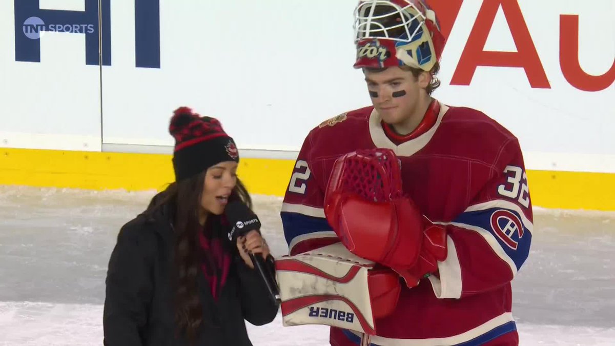 Youngest goalie to start and win an outdoor game ✅ Youngest goalie to start and win an outdoor game AND get the NHL on TNT postgame interview? Also ✅ for Jacob Fowler