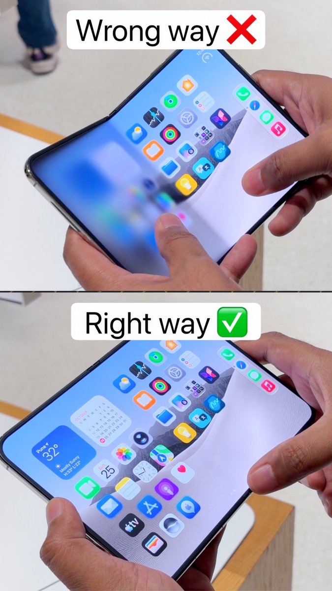 Everyone’s folding their iPhone Duo the Wrong way ❌