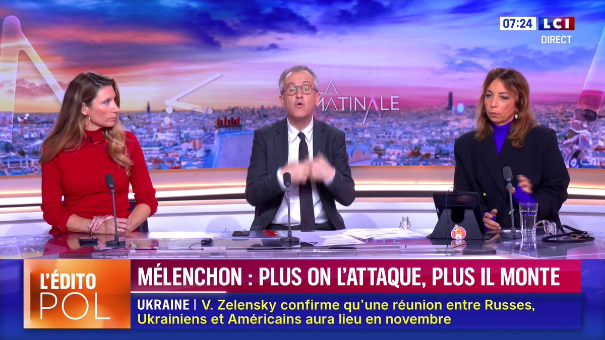 🔴 Jean-Luc Mélenchon : plus on l’attaque, plus il monte 📺 L’édito Pol de Christophe Barbier | Matinale LCI