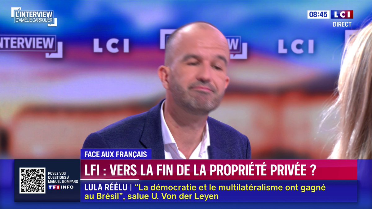 🔴 Manuel Bompard répond à vos questions ⤵️ 🗣️ "J’ai pas envie de polémiquer avec Raphaël Glucksmann. Lui en l'occurence, essaye en permanence de venir construire une forme de confrontation avec LFI" : Manuel Bompard, coordinateur national de La France Insoumise