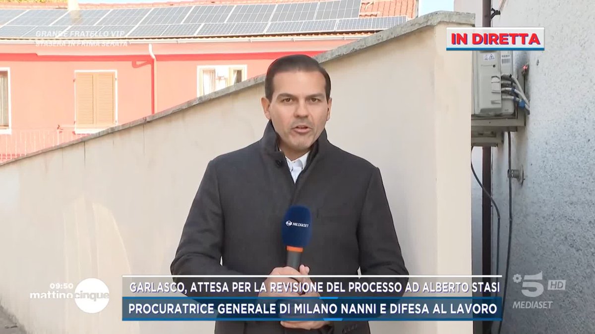 #Garlasco, i magistrati sarebbero pronti al rinvio a giudizio per Andrea Sempio #Mattino5 è in diretta su #Canale5 e in streaming su Mediaset Infinity