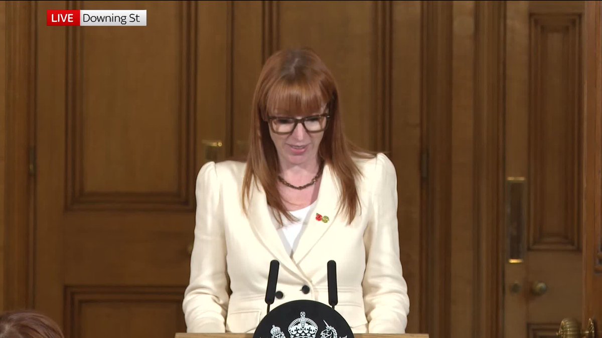 "This moral mission of ours isn't just for Christmas, we're in it for the long haul." Housing secretary Angela Rayner announces the government's plans to end rough sleeping at a summit in Downing Street. 📺 Sky 501