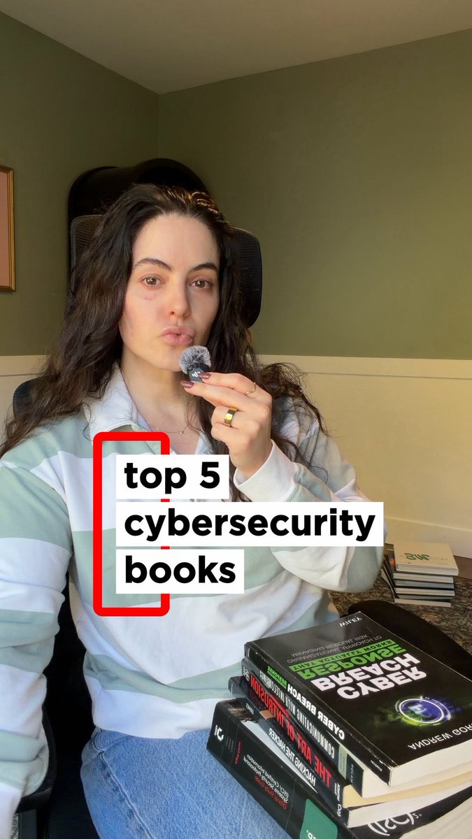 the top 5 cybersecurity books i recommend you read even if doom scrolling has ruined ur attention span!! 🙃
