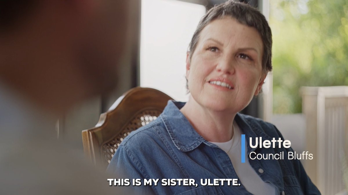 Like too many Iowans, my sister Ulette is fighting cancer. She’s also fighting her insurance company after they denied a scan to see if the cancer had spread. If you wonder how broken the healthcare system is, she is living proof. Watch one of our campaign’s closing ads: