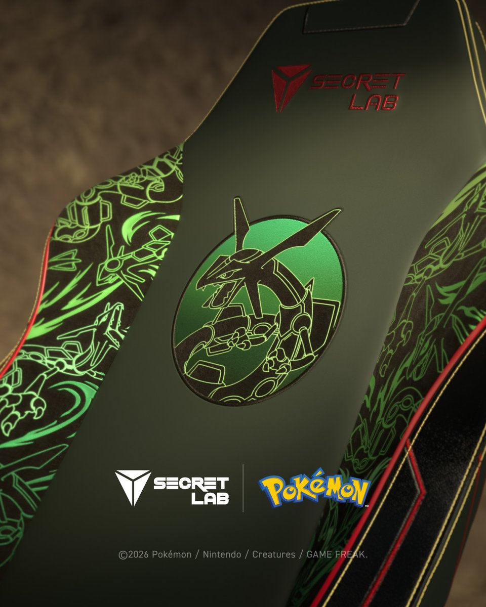 The Continent Pokémon raised the land. The Sea Basin Pokémon expanded the sea. And the Sky High Pokémon brought balance to the world. Bring land, sea, and sky to your setup with the Secretlab Pokémon Hoenn Legends Collection: Pokémon #Pokemon