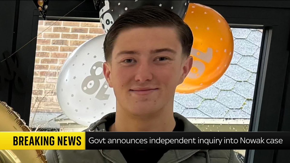 BREAKING: Independent review to be launched into Henry Nowak's murder, home secretary announces. Alex Chalk will lead the inquiry. 📺 Sky 501, Virgin 602, Freeview 233 and YouTube