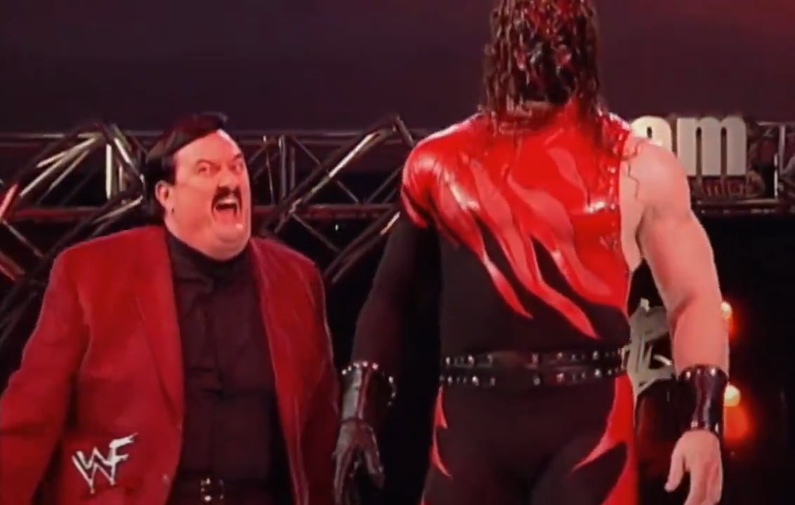 Kane returning with Paul Bearer has to be considered one of the most badass returns in WWE history.