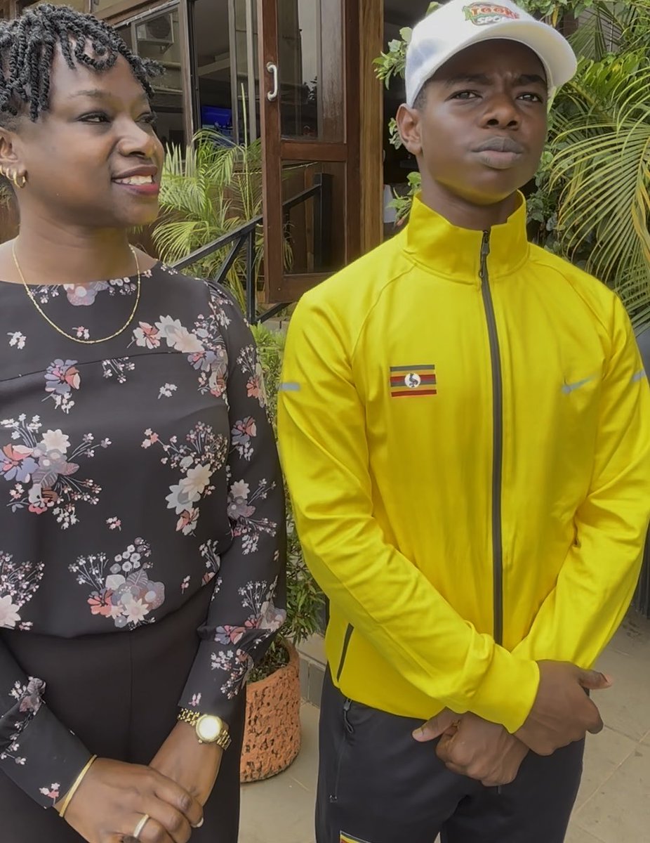 🇺🇬🫶Mother and Son Moment today at the Junior Cranes Sevens Flag Off Ceremony for Dakar 2026. #Ugandarugby