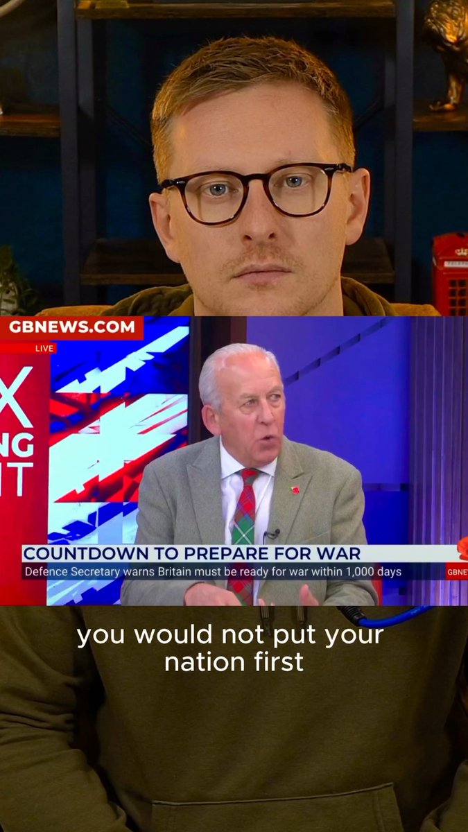 We’re being told to prepare for war and according to Peter Bleksley , if you don’t hop, skip and jump to your nearest killing zone, you’re a “coward”. Well done for how you handled this, Alex Armstrong