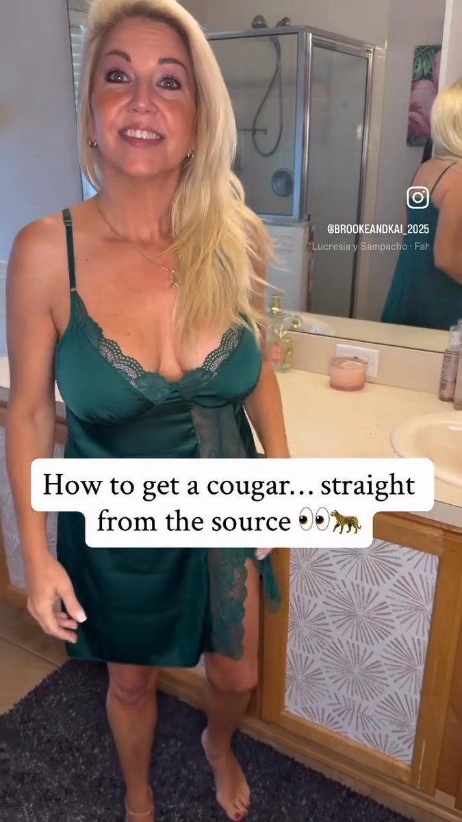 Fellas, wanna know how to catch a cougar? #agegap #agegaprelationship #cougar #olderwomanyoungerman #agegapcouple