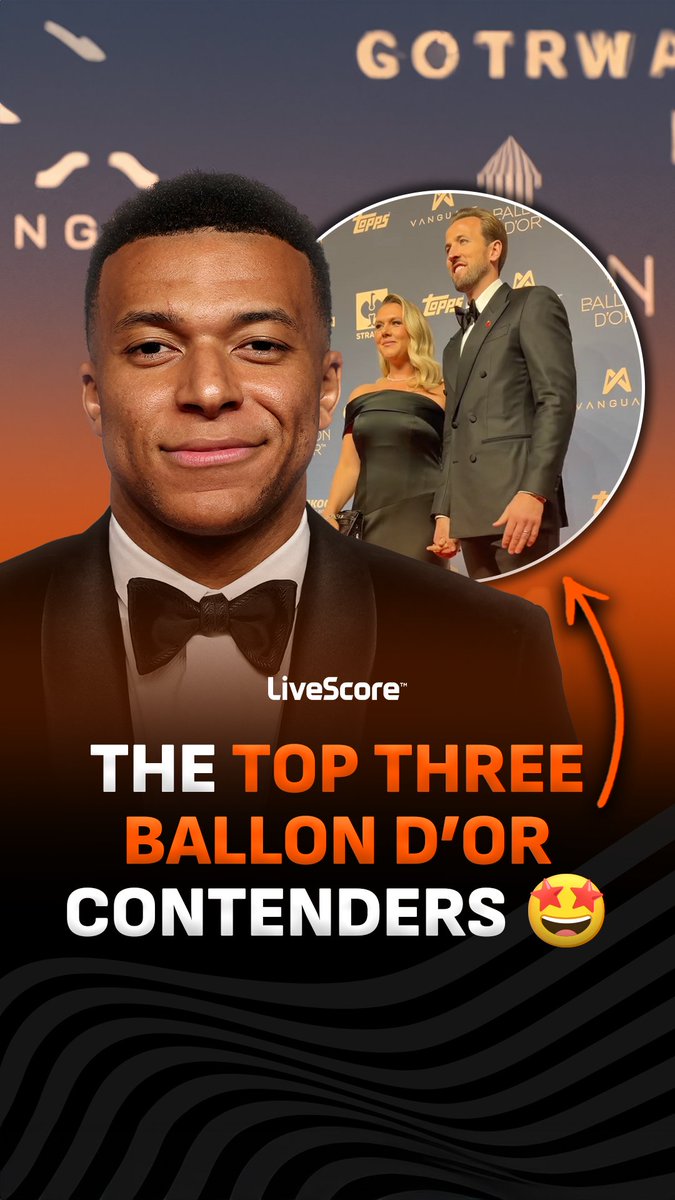 THEY ARE HERE 🤌😍 Lamine Yamal, Harry Kane, and Kylian Mbappé are said to be the three frontrunners, but who walks away with the Ballon d’Or? 🏆 🎥 / Ballon d'Or